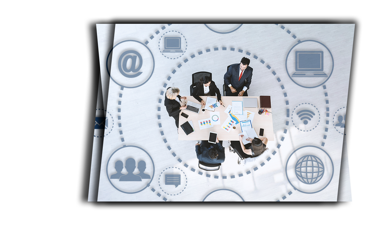 business people communicating